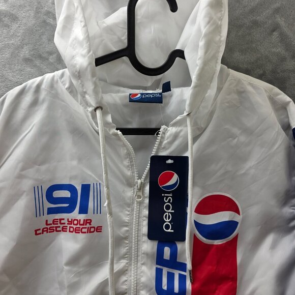 Pepsi Windbreaker‎ Jacket Small NWT Unisex - Picture 2 of 15